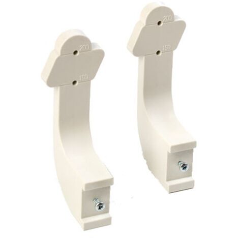 Support horizontal pour goulotte de câblage (2 pièces)