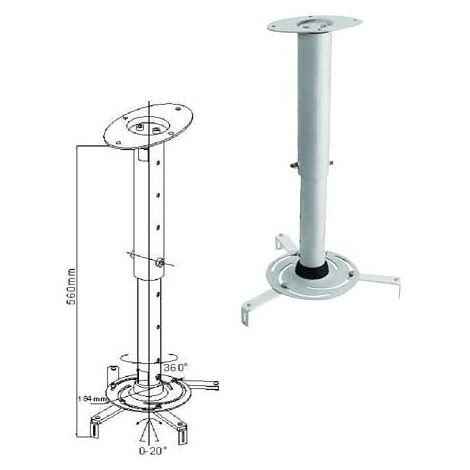 SUPPORT INCLINABLE VIDEO-PROJECTEUR POUR PIECES SON VIDEO - V21613