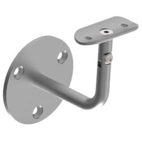 Support Inox Berceaux Inclinable Pour Main Courante Ronde