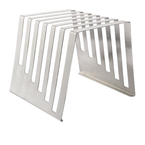 Support inox simple pour 6 planches à découper de 15 mm - Hygiplas