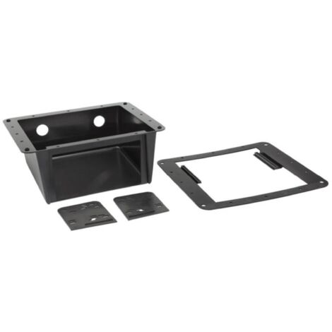 Support installation autoradio 2DIN Universel Noir