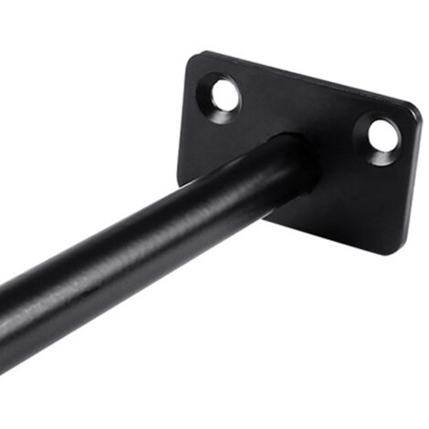 Support invisible pour étagères flottantes en fer noir - Lot de 4 supports cachés 150mm A01