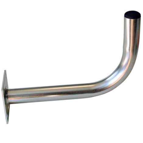 Support ''L'' 284x194mm Ø35mm Zinc+Rpr Televes.