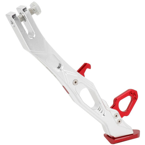 Support latéral en alliage d'aluminium pour moto B05026 (Rouge)