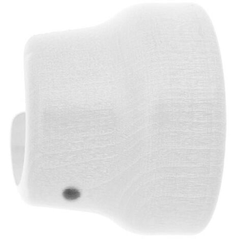 Support latéral en bois lisse 20x 35 mm. Blanc