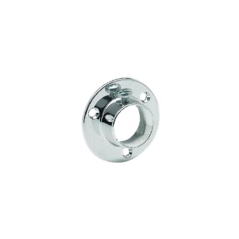 Support latéral tube rond chromé Ø 20 mm MANART - M724/20CR