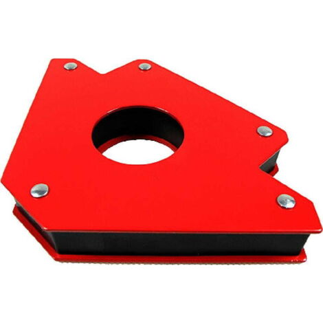 Support magnétique d'angle de soudage 22,5 kg 45° 90° 135° Argent