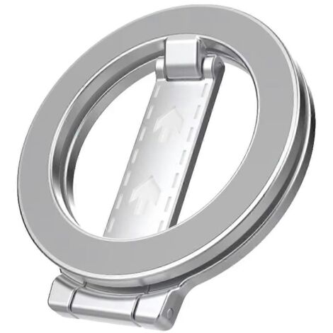 Support magnétique double face pour téléphone - Panneaux de signalisation routière - Argent