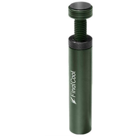 Support magnétique pour carte graphique, antidérapant et réglable, en aluminium, 12,5 cm, vert foncé et noir.