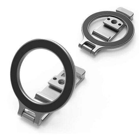 Support magnétique pour téléphone portable, griffe porte-accessoires, clip pliable