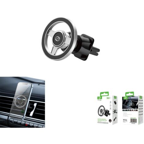 SUPPORT MAGNÉTIQUE POUR TÉLÉPHONE PORTABLE SMARTPHONE AÉRATEURS DE VOITURE
