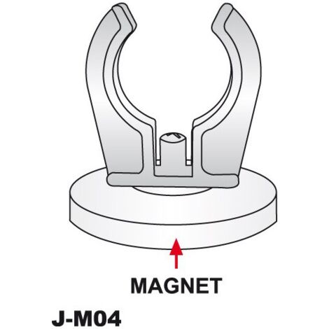 Support magnétique pour tube LED 45mm