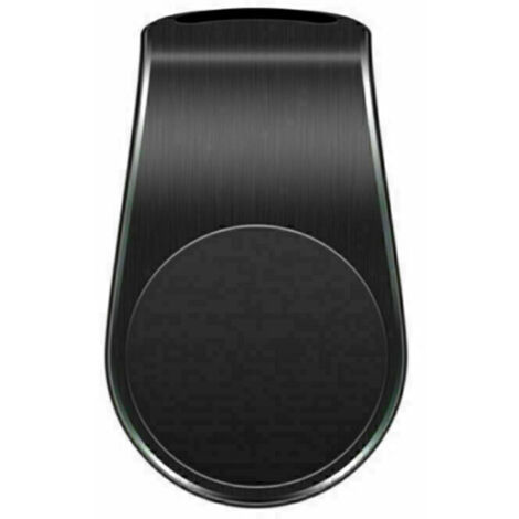 Support magnétique universel pour téléphone de voiture, fixation sur grille d'aération - Support en L noir [Emballé]