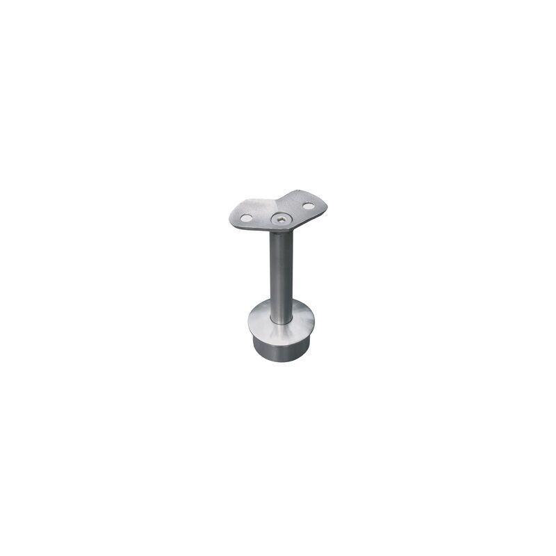 [QUALITE FRANCAISE] - Support main courante d'angle pour tube Ø42,4mm - Hauteur 80mm Ouverture 135° - À manchonner - Inox 316