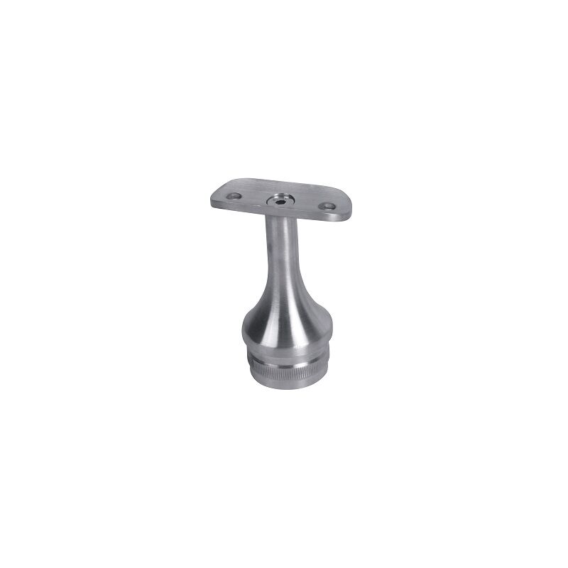 Deco Fer Forge - qualite francaise] - Support de main courante droit pour tube de Ø42,4mm - Longueur 67mm - à manchonner - Inox 316