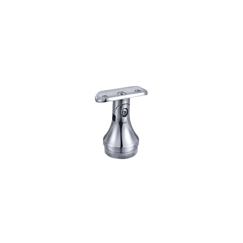 Deco Fer Forge - qualite francaise] - Support de main courante inclinable pour tube de Ø42,4mm - Longueur 67mm - à manchonner - Inox 316