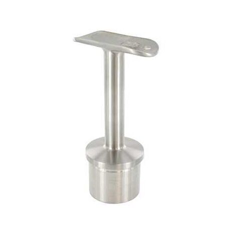 Support main courante fixe inox pour tube - 1 pc - 42,4 mm - A2