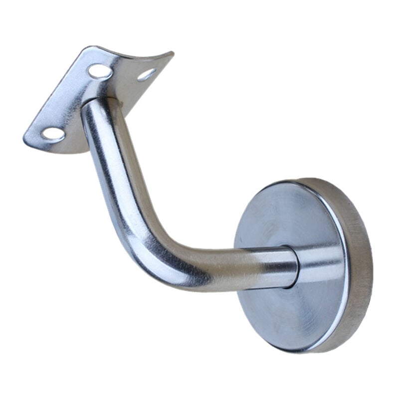 Fei Yu - Support Main Courante Inox 304 pour Rampe Escalier Support Mural Rampe Bois Argent (4 Pièces)