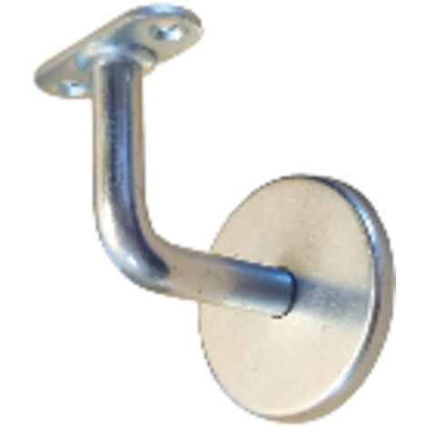 Support Main Courante Métal Zingué Avec Cache-vis