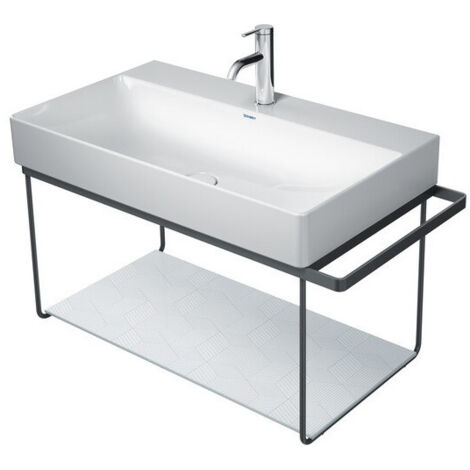 Support métallique DURASQUARE pour lave-mains f WT 235380 chromé