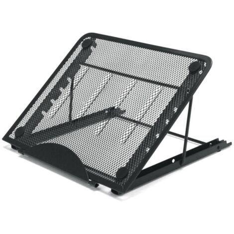 Support Métallique Pliable pour Tablette de Dessin - Lampe LED Diamant Painting - Dimensions 240 x 190 x 15 mm - Noir - 1 Pièce