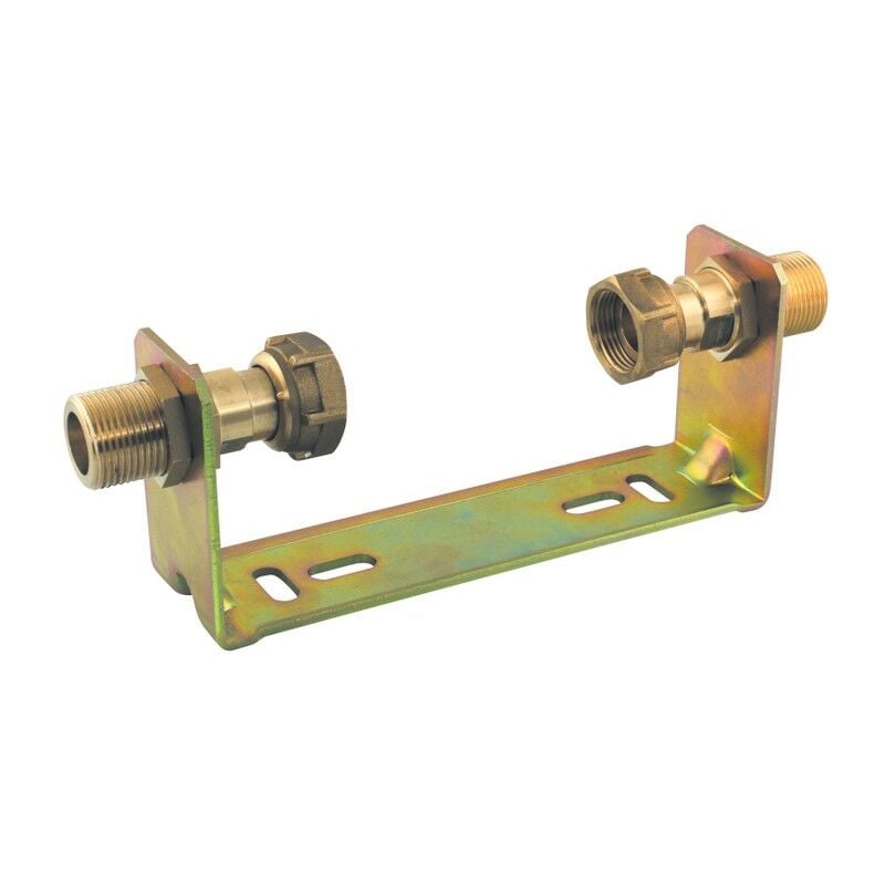 Interplast - Support de compteur d'eau froide taraudé Ø3/4' - Fitt - Laiton