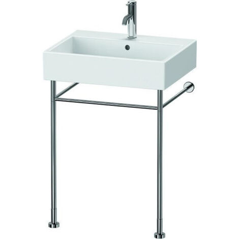 Support métallique VERO réglable en hauteur +50mm pour lavabo 045460 chromé