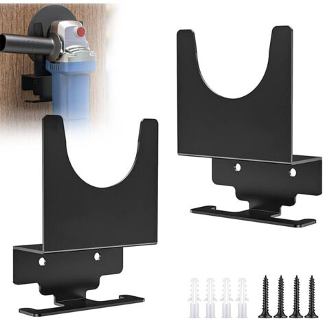 Support Meuleuse D'angle, 2 Piecès Support Mural Pour Meuleuse D'angle, Supports pour Meuleuse d'angle, Support de Rangement, pour Meuleuses d'angle, Fraises, Polisseuses