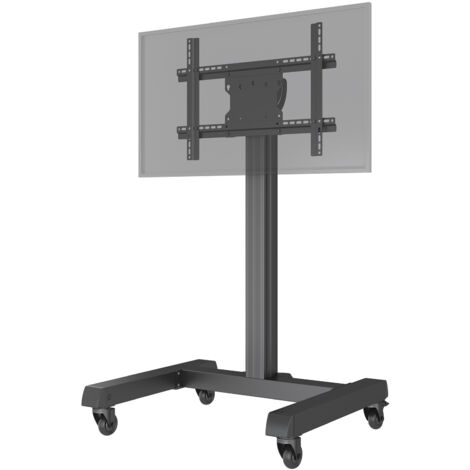 Support mobile pour écran TV 32''-75'', Hauteur 118 cm