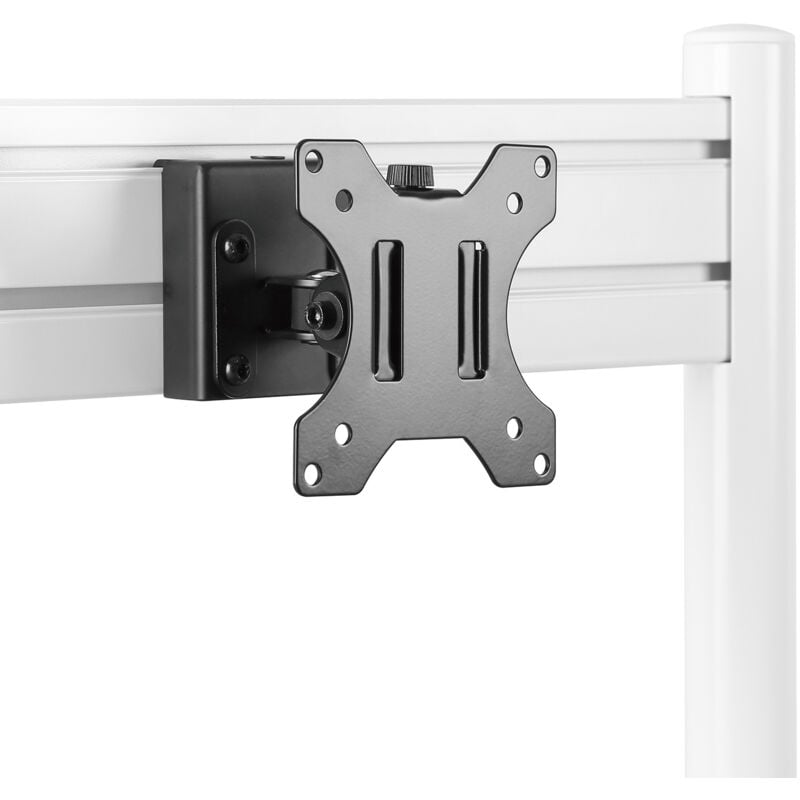 Support moniteur PC 13''-27'' pour rail de fixation Slatwall