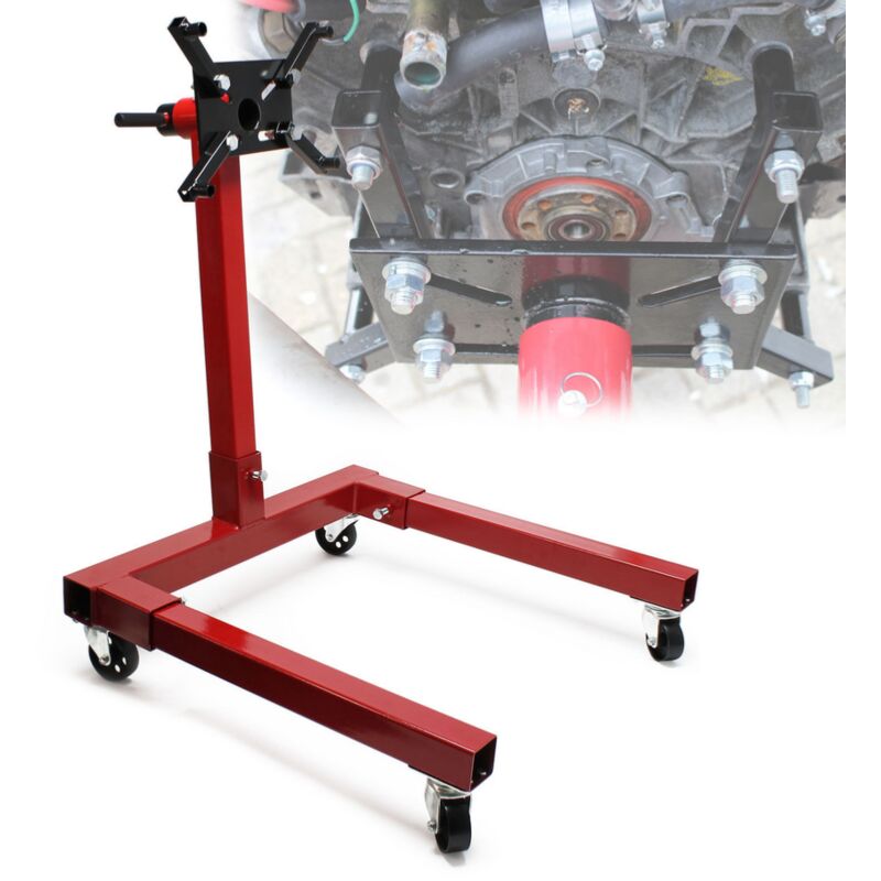 Support moteur sur roulette rotatif 570 kg