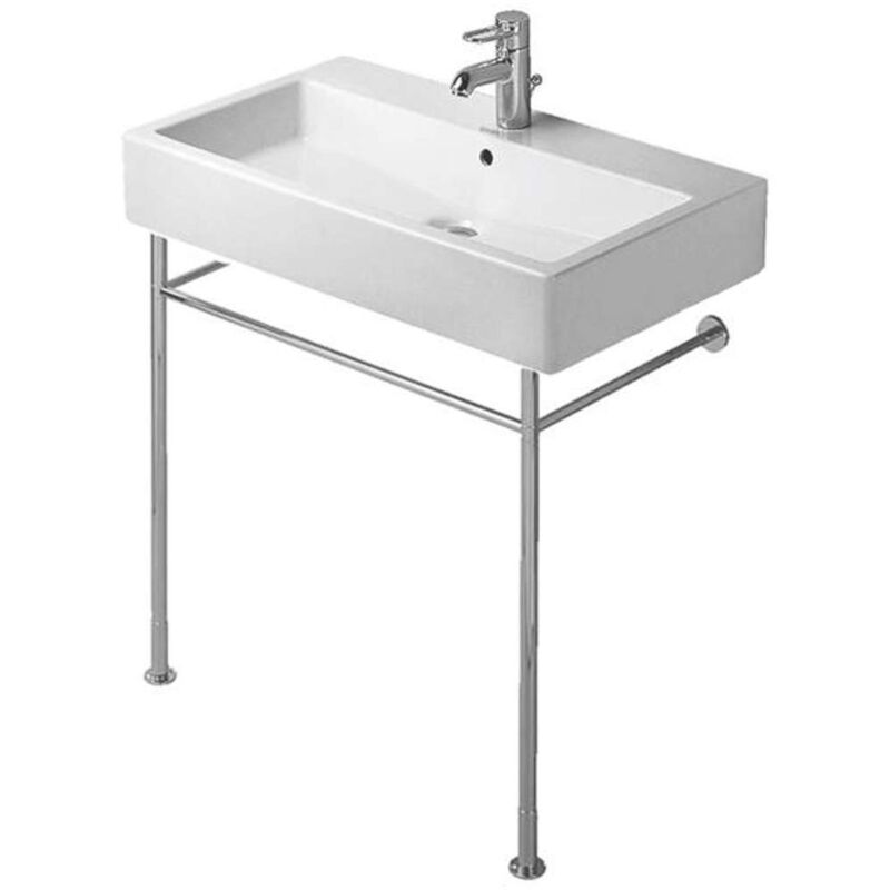 Duravit - Vero - Console métallique pour lavabo, chromé - console pour lavabo Vero 045470 0030751000