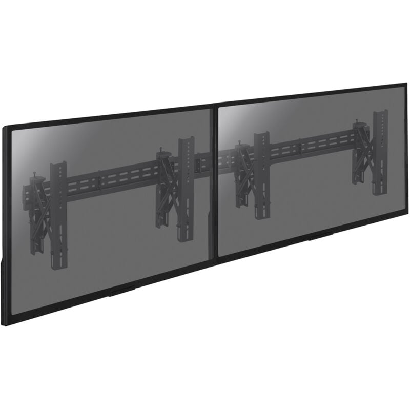 Support mur d'images 2 écrans tv 49''-65'' Push Pull
