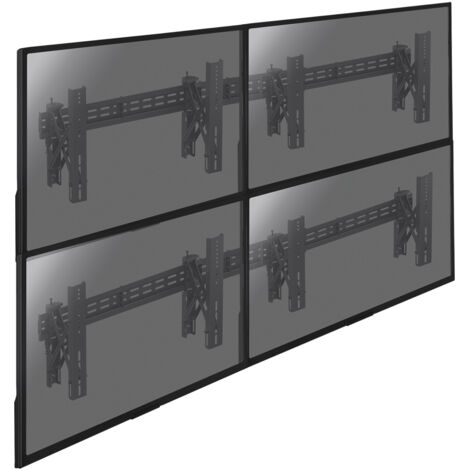 Support mur d'images 4 écrans TV 49''- 65''