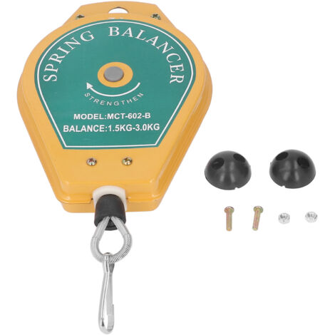 Support mural à ressort ajustable pour outils, porteur 1,5-3 kg en acier inoxydable