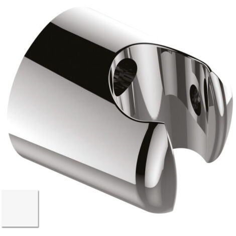 Support mural ABS fixe pour douchette blanc - BOSSINI C03000013
