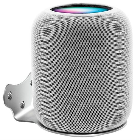 Support mural anti-rayures pour enceinte connectée HomePod 2 A - Argent