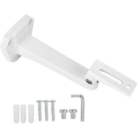 Support mural blanc Mini pour caméra de surveillance - Bracket ABS ajustable tout-en-un