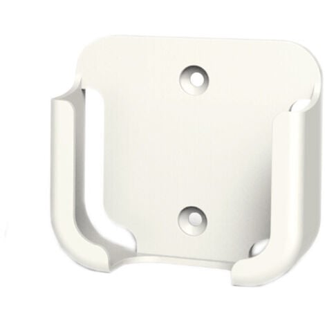 OPTONICA Support mural blanc pour télécommande - Plastique - 55x50x20mm