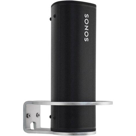 Support Mural Compatible Avec Sonos Roam - Avec Gestion Des Câbles Intégrée - Accessoires Pour Haut-Parleurs (Sonos Roam, Noir)