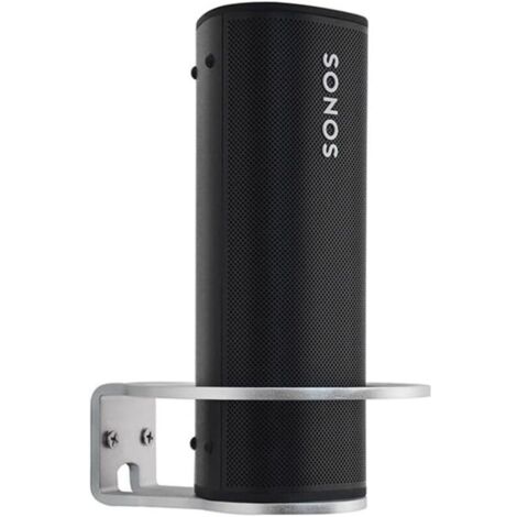 Support Mural Compatible Avec Sonos Roam - Avec Gestion Des Câbles Intégrée - Pour Haut-Parleurs (Sonos Roam, Blanc)