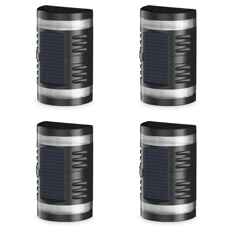 Appliques murales solaires décoratives d'extérieur, allumage automatique la nuit, charge solaire pendant la journée, grande zone d'éclairage, beau