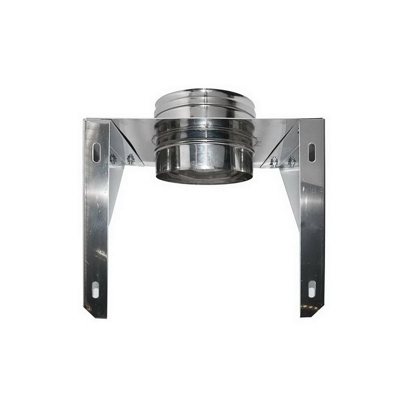 Cheminee Support mural conduit de cheminee dn 130 tuyau en acier inoxydable 316
