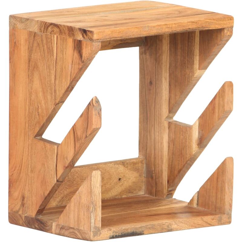 Support mural de planche à roulettes 25x20x30 cm Bois d'acacia Vidaxl