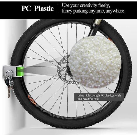 Support mural de rangement vertical pour vélo de route et VTT - Clip de fixation pour vélo de route - Présentoir à vélos - Boucles pour VTT