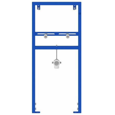 Support mural de salle de bain Bleu 50 x 17.5 x 136 cm Acier CFW85682