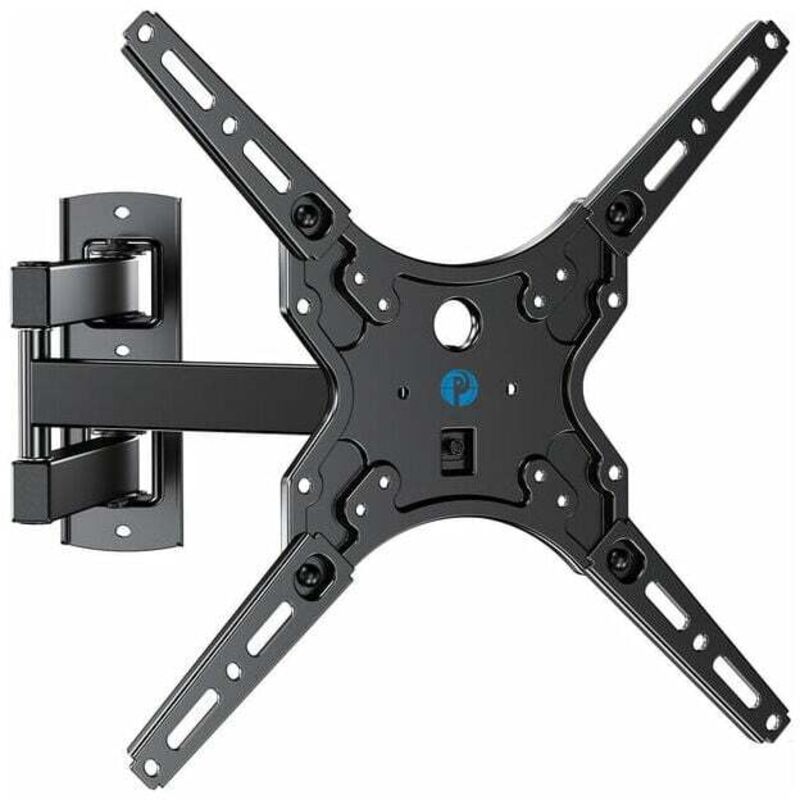 Support mural de télévision à mouvement complet pour la plupart des téléviseurs et moniteurs à écran plat incurvé LED 26-55 pouces