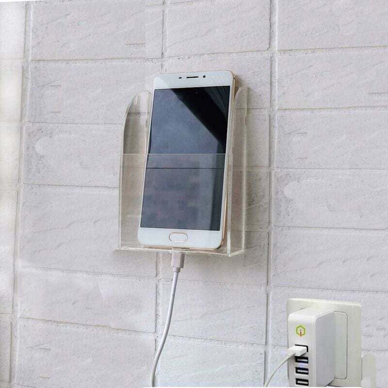Support Mural en Acrylique pour téléphone Portable avec télécommande 1 Case