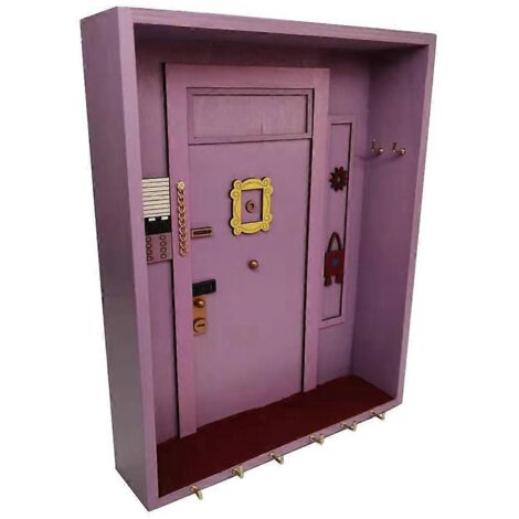 Support mural en bois pour porte, accroche-porte idéal pour couloirs, maisons et bureaux.