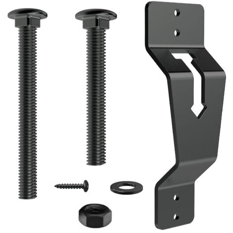Support mural facile à installer pour roue de secours de remorque - Accessoire utilitaire ABS